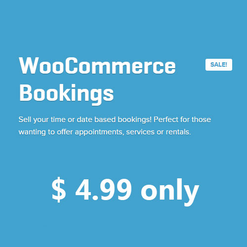 bookings extension woocommmerce